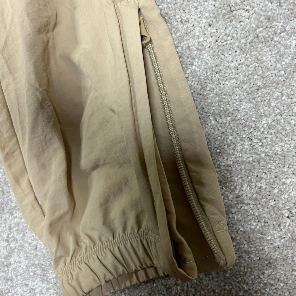 Pro Standard Kansas City Chiefs Womens Track Pants Tan Logo Joggers M NWT‎